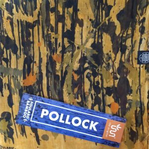 FOULARD INNBAMBOO ART COLLECTION POLLOCK giallo